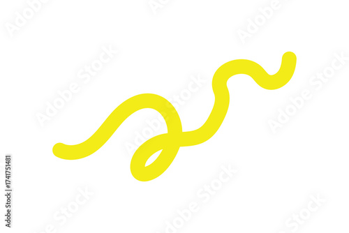 squiggle wave and wavy curve thin line icon, abstract wave line icon.