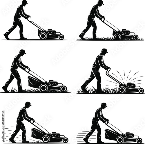 A meticulously crafted tightly arranged collection of clean modern silhouettes presented in a vibrant spectrum of colors suitable for diverse graphic design applications and visual branding projects