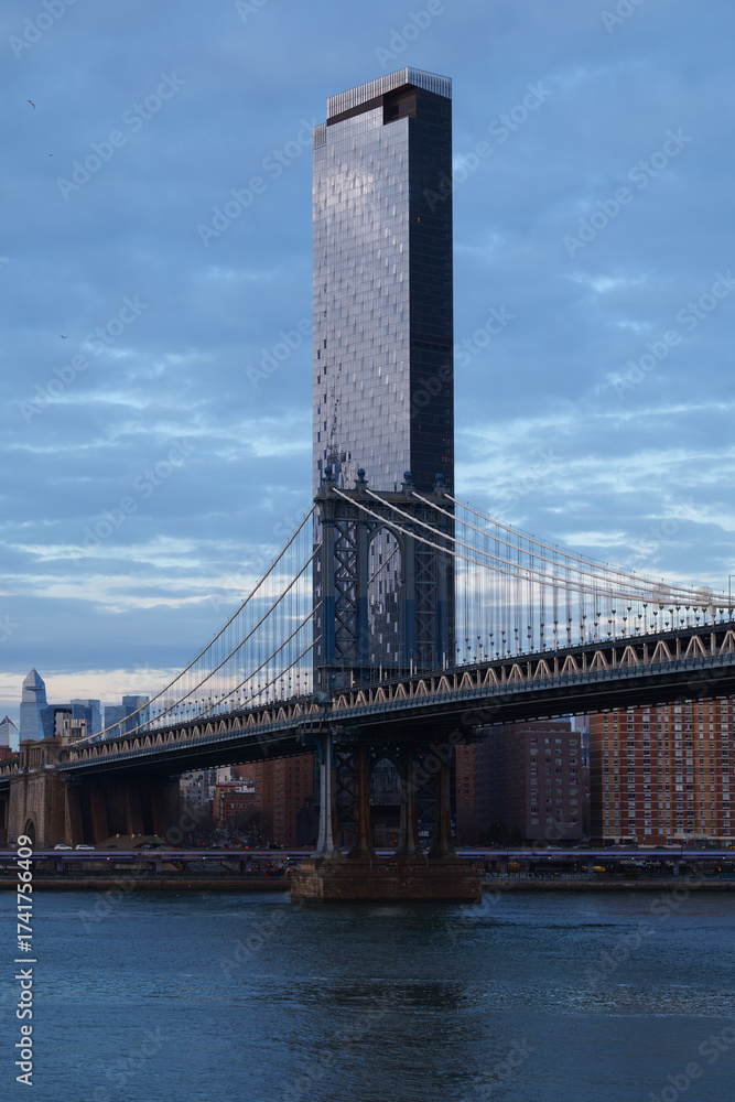 Naklejka premium brooklyn bridge new york city