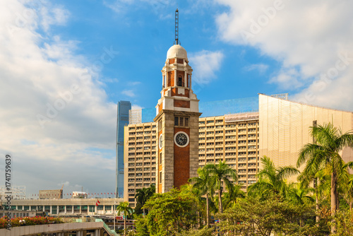 The Clock Tower on the southern shore of Tsim Sha Tsui, Kowloon, Hong Kong, China