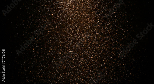 A captivating abstract of shimmering particles against a dark canvas. This image whispers of mystery and depth, its textured surface holding a universe of suggestion. vector illustration