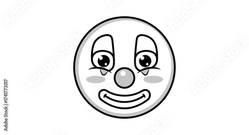 Expressive clown face emoji with tears showcasing sadness and emotional vulnerability