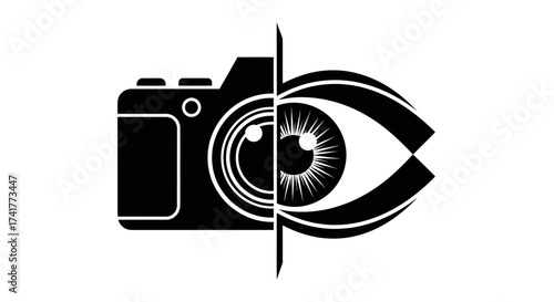 Photography Vision A Symbolic Fusion of Camera Lens and Human Eye for Creative Expression