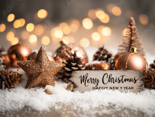 Rustic Brown Christmas Decor