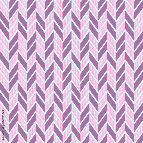 seamless geometric chevron pattern with triangles for modern wallpaper and fabric design