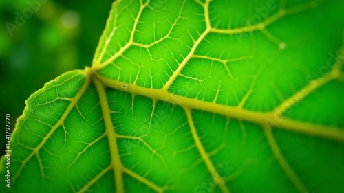 green caterpillar on a leaf