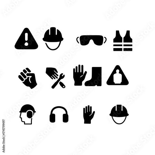 Foto PPE constriction icon