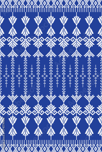 Abstract Pixel ethnic art, geometric patterns, Pixel patterns, fabric patterns, prints, art, covers, prints, wallpapers, carpet, product patterns.