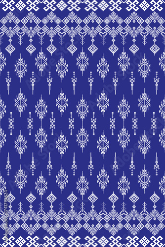 Abstract Pixel ethnic art, geometric patterns, Pixel patterns, fabric patterns, prints, art, covers, prints, wallpapers, carpet, product patterns.