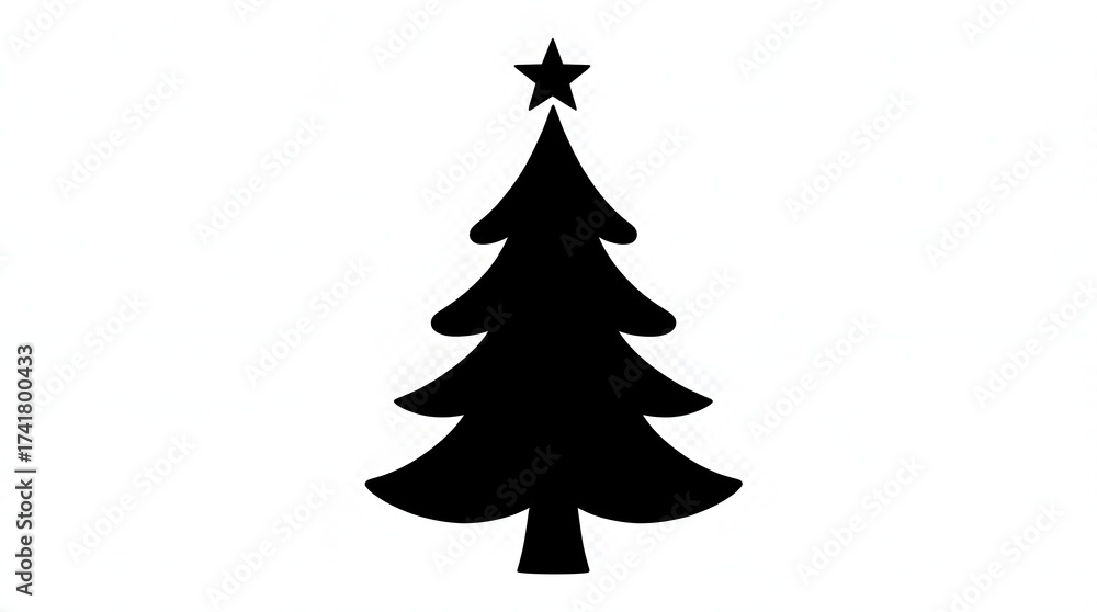 Obraz premium christmas tree vector