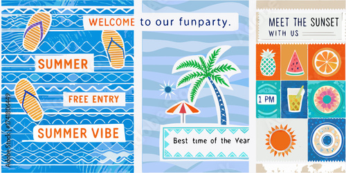 Welcome to our fun summer party with free entry meet the sunset with us best time of year