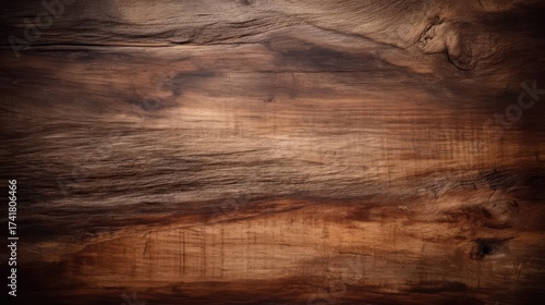 Wood Texture | Dark Brown Wood Grain Texture Background with Knots and Visible Grain Pattern