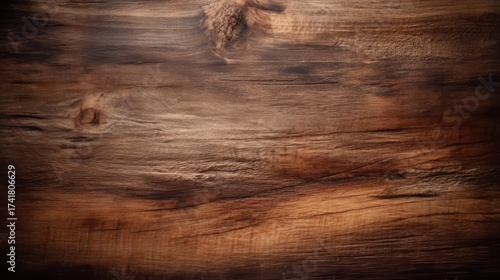Wood Texture | Dark Brown Wood Grain Texture with Knots and Natural Patterns for Backgrounds