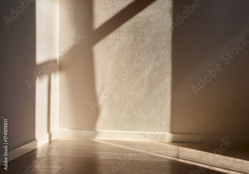 Minimal Interior with Light and Shadow