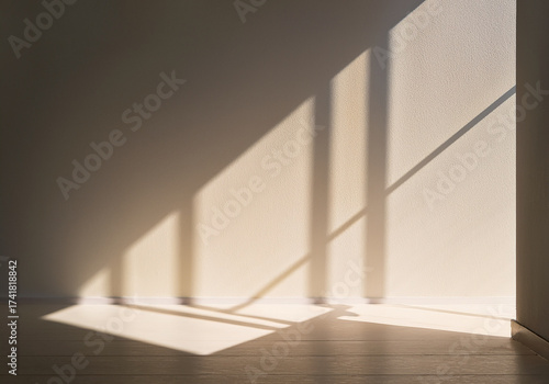 Minimal Interior with Light and Shadow