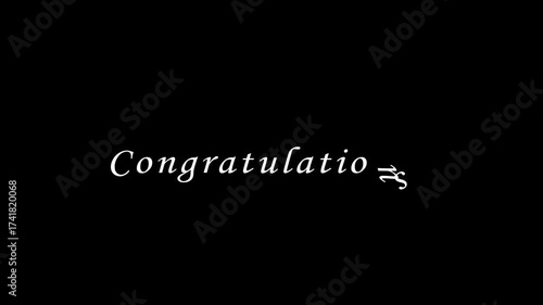 congratulations animation, congratulations