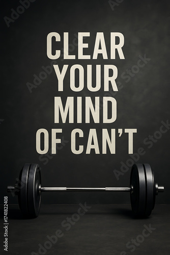 Inspiring gym wall art 