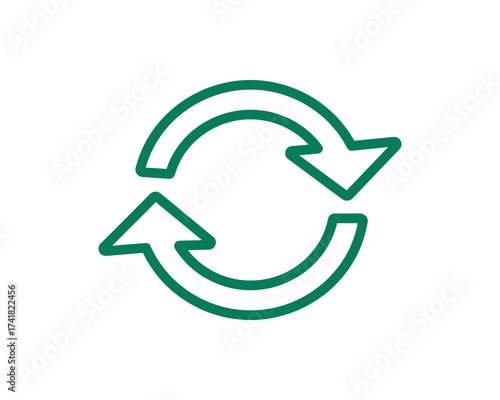 refresh icon vector illustration