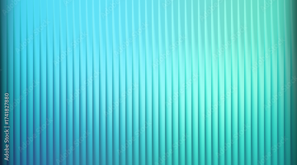 Obraz premium Cyan Vertical Lines Pattern Texture Wallpaper Background for Projects