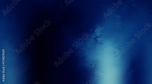 Dark Blue Fractal Texture Background with Geometric Pattern and Gradient Lighting