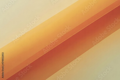 Abstract diagonal orange and yellow gradient with soft light and shadow