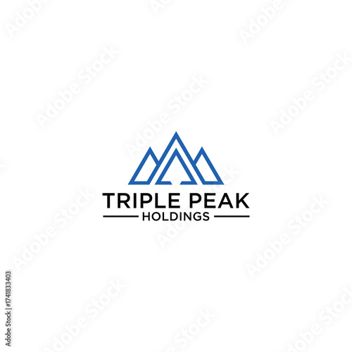 Triple peak logo