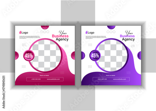 SOCIAL MEDIA  vector custom branding marketing abstract flyer banner design brochure poster background marketing design template 
