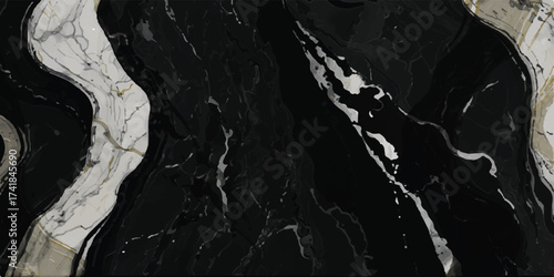 Black and white abstract textured background with grunge wall and natural patterns