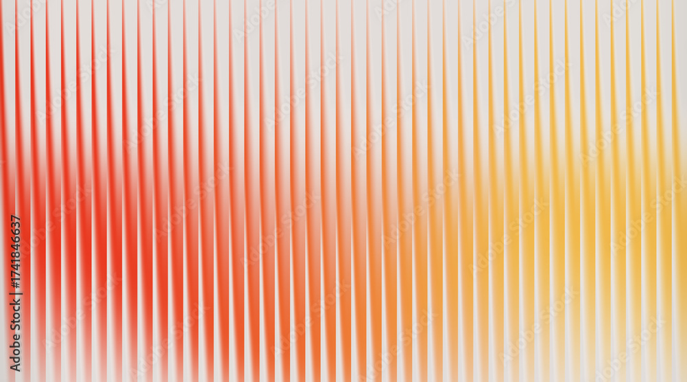 Obraz premium Striped Gradient Abstract Background, Red, Orange and Yellow Colorful Lines Pattern