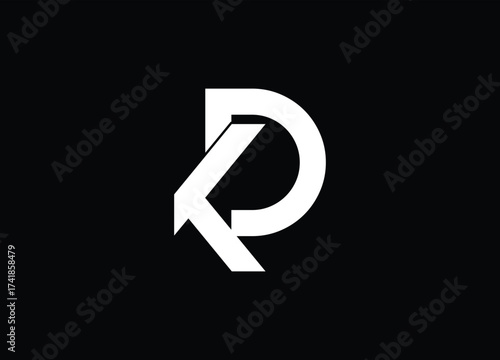 Minimalist KD Logo Design: A striking, modern logo featuring the intertwined letters K and D in a sleek, monochromatic design. The bold yet simple aesthetic conveys sophistication and versatility.