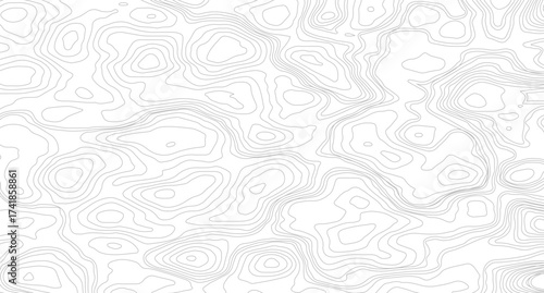 Black on white contours vector topography stylized height of the lines. concept of a conditional geography scheme and the terrain path.