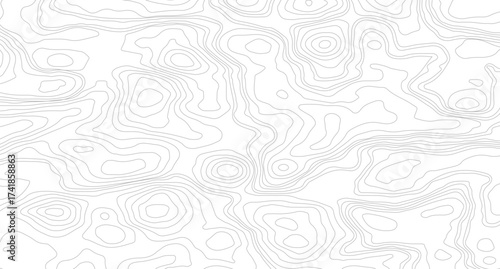Black on white contours vector topography stylized height of the lines. concept of a conditional geography scheme and the terrain path.