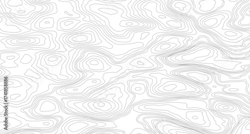 Black on white contours vector topography stylized height of the lines. concept of a conditional geography scheme and the terrain path.