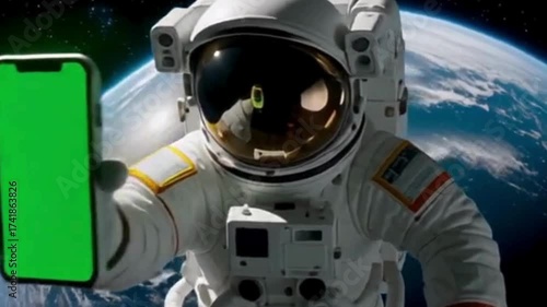 astronaut in space