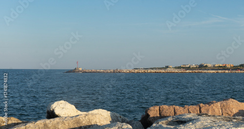 sea ​​view. Chioggia, Italy. adriatic sea