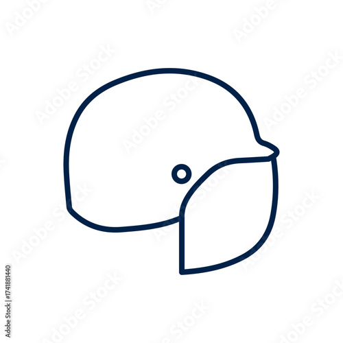 Police Helmet vector illustration icon