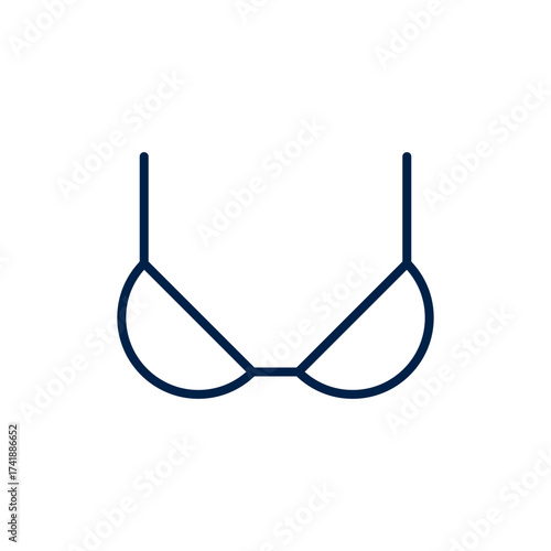 Bra vector illustration icon