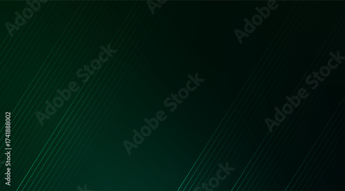 The image showcases a dark green background with diagonal, sleek lines that create a modern, abstract design, offering a dynamic and visually engaging backdrop for various applications