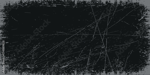 Futuristic Black Background Design Art Grunge Dots Paint  Template Advertisment. vector eps 10