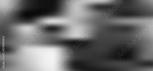 Subtle monochrome blur creates a visually appealing gradient, blending grayscale tones with abstract shapes, conveying a calm and modern aesthetic suitable for various design applications