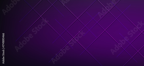 Deep violet backdrop presents a matrix of sharp intersecting lines, subtly shaded to add depth, creating a futuristic and minimalistic visual that is both modern and elegant