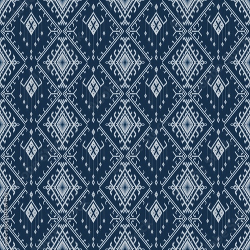 Thailand vintage ikat pattern.