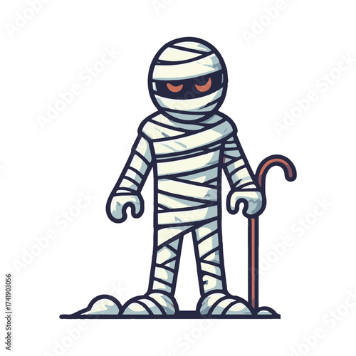 mummy illustration design