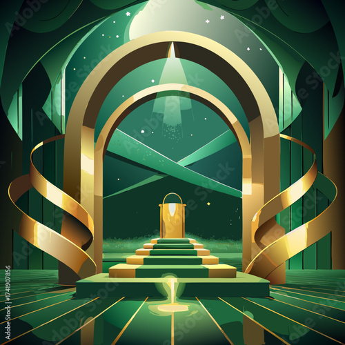 golden gate in the green