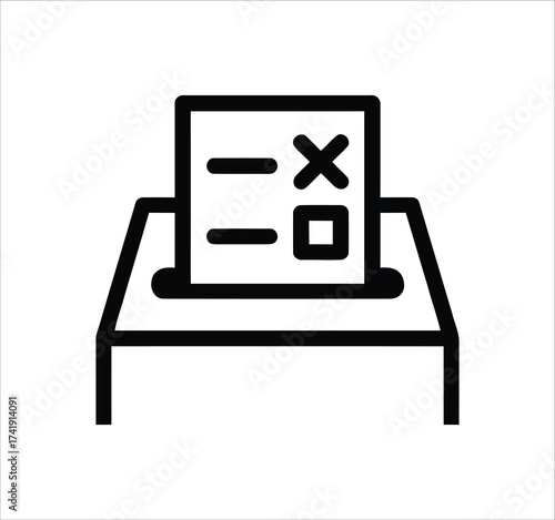 Election and Voting set of web icons in line style. Political campaign, president election, candidate rating, government, debate, ballot, democracy, and voting symbols. Outline vector illustration.