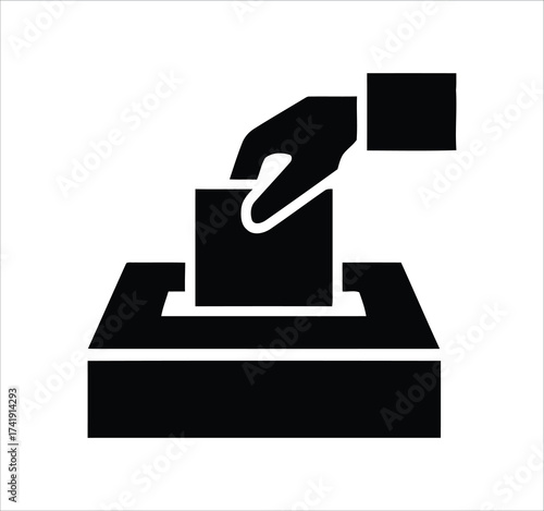 Election and Voting set of web icons in line style. Political campaign, president election, candidate rating, government, debate, ballot, democracy, and voting symbols. Outline vector illustration.