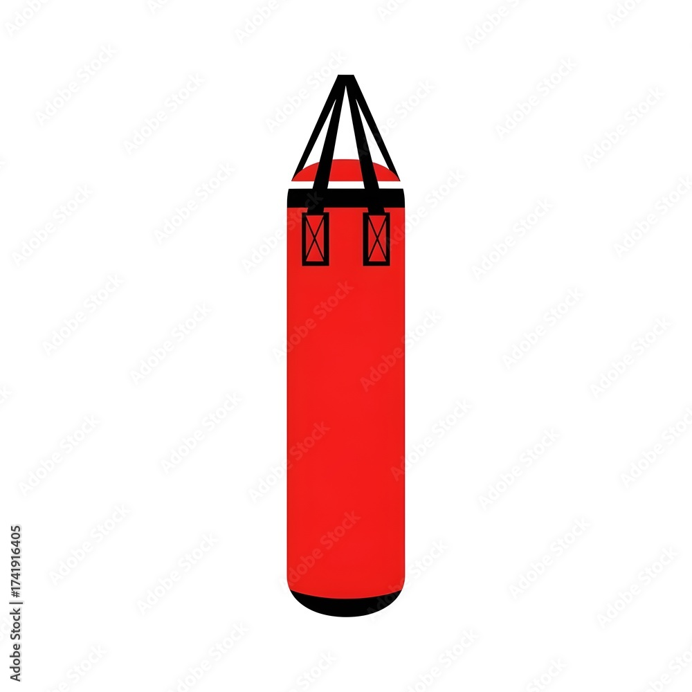 Obraz premium Vibrant flat illustration of a modern blue, red, and white snowboard, perfect for winter sports and recreational activities