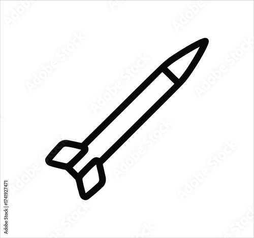 Military set of web icons in line style. Soldier, war, weapon, army, helicopter, rocket, pistol, rifle, grenade, knife, revolver, dynamite, helmet, defense, and combat symbols. Outline vector illustra