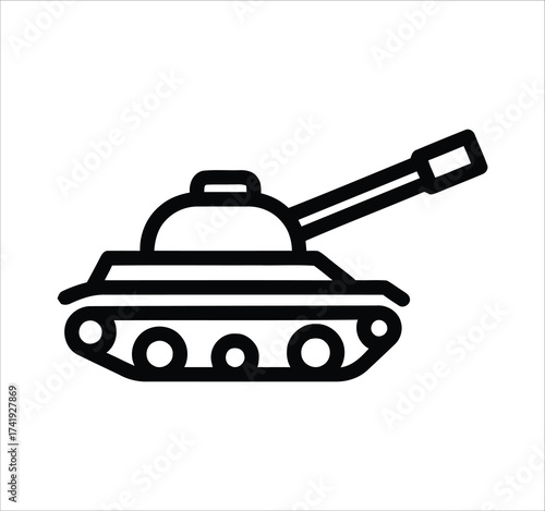 Military set of web icons in line style. Soldier, war, weapon, army, helicopter, rocket, pistol, rifle, grenade, knife, revolver, dynamite, helmet, defense, and combat symbols. Outline vector illustra