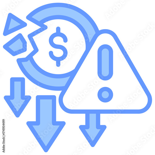 Financial Crisis Icon